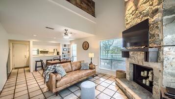 Condo, 3 Bedrooms | Living area | TV