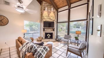 Condo, 3 Bedrooms | Living area | TV