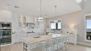 House, 6 Bedrooms | Private kitchen | Coffee/tea maker, fridge, microwave, oven - Ryan's Seacrest 6 Bedroom Home (Port Bolivar)