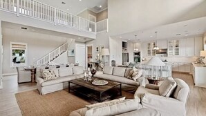 House, 6 Bedrooms | Living room | Smart TV, streaming services - Ryan's Seacrest 6 Bedroom Home (Port Bolivar)