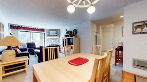 TV, fireplace, DVD player