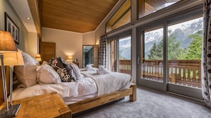 7 bedrooms, iron/ironing board, free WiFi, bed sheets - Chalet Birdie + Mazot: elegant and spacious property in Les Houches (Les Houches)