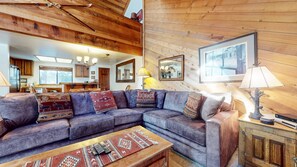 TV, fireplace, DVD player