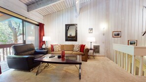 TV, fireplace, DVD player