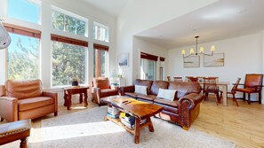 Fernseher, Kamin, Arbeitsbereiche