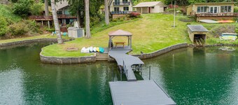 Waterfront home with  Private Dock, Lake Toys, EV Charger at Lost Lake