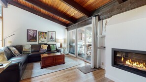 TV, fireplace, table tennis