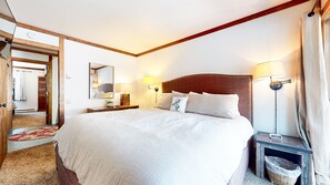 2 slaapkamers, een strijkplank/strijkijzer, wifi, beddengoed