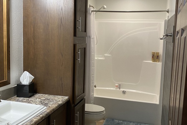 Shower/Tub in Master Bath