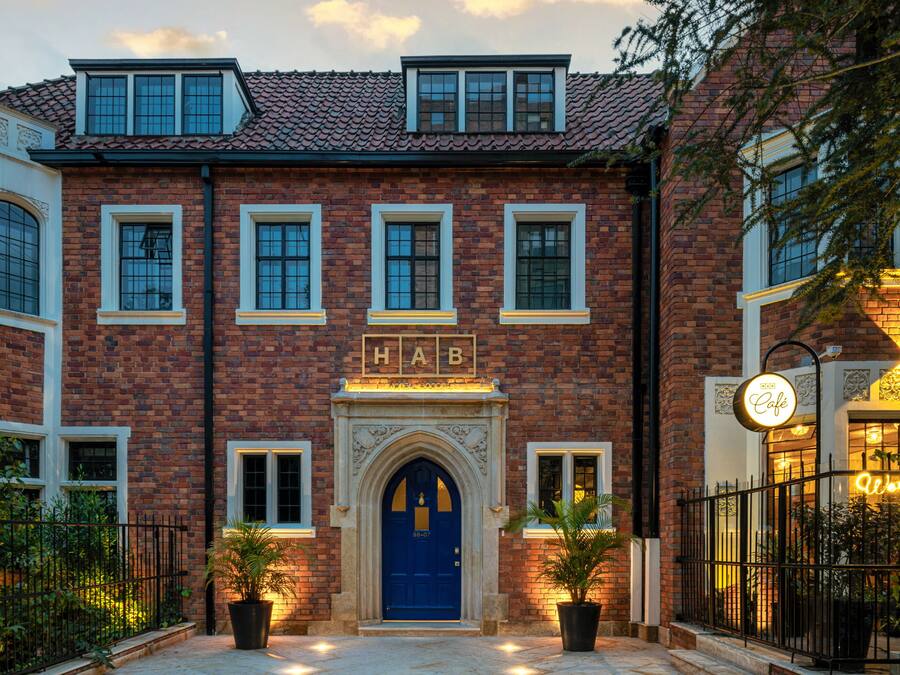 Façade de l’hébergement