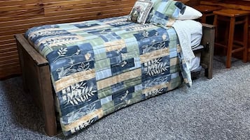 1 bedroom, travel crib, free WiFi, bed sheets