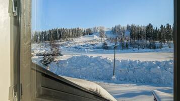 Vue depuis lâhĂ©bergement