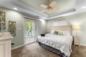 5 chambres, lit avec matelas en mousse à mémoire