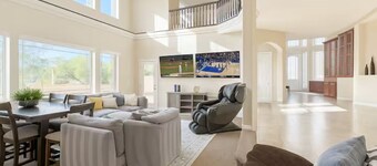 Golf Mansion • 7BR • 12 Beds • Luxe• 7 Golf Courses within 3 Miles