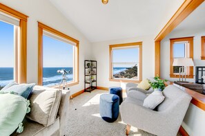 TV, fireplace, video games, table football