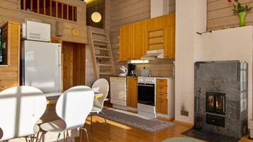 Fridge, microwave, dishwasher, toaster