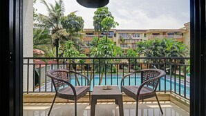 Deluxe Double Room, Balcony | Balcony - Treebo Aquamarine Arpora With Pool (Arpora)