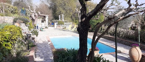حمّام سباحة خارجي، حمّام سباحة مُدفَّأ