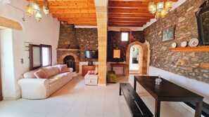 Taulutelevisio, takka