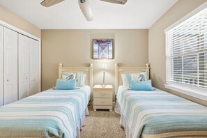 3 bedrooms, iron/ironing board, travel crib, free WiFi