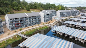 Guests can enjoy balconies with outdoor space and serene surroundings amidst lush greenery.