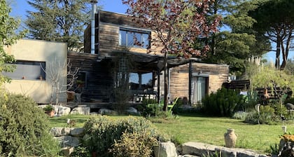 Detached house with garden
