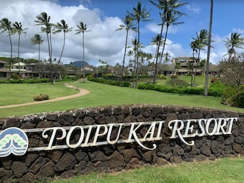 Poipu Kai Resort and the Greenbelt Walkway is located just above Poipu Beach! 