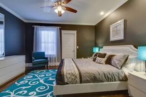 4 bedrooms, iron/ironing board, travel cot, free WiFi