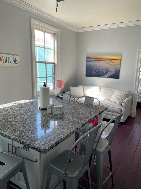 Interior - Historic 1890 Victorian 2nd Floor Apartment a block from beach! (Cape May)