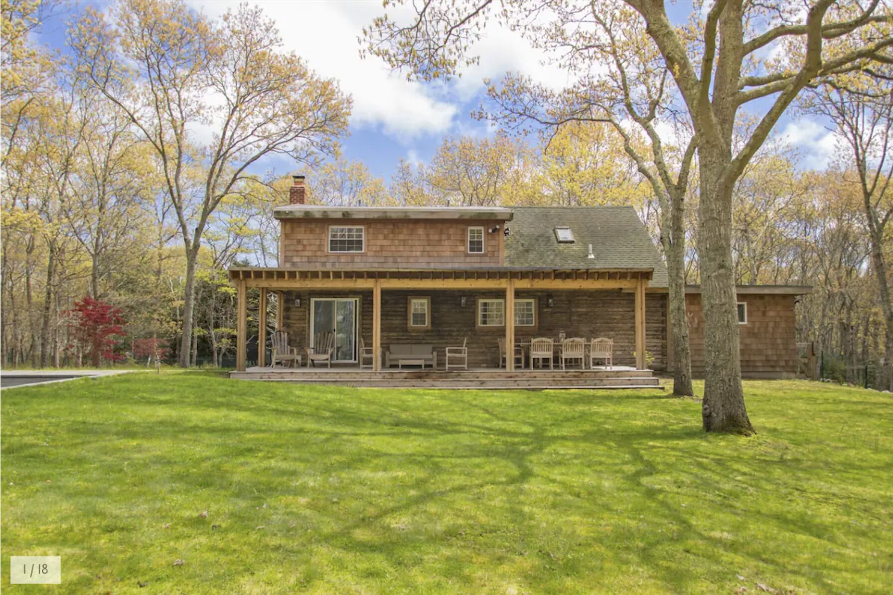 Private 1.4 acres  4 bedroom/ 3 bath cottage  in the woods. AVAILABLE FOR AUGUST