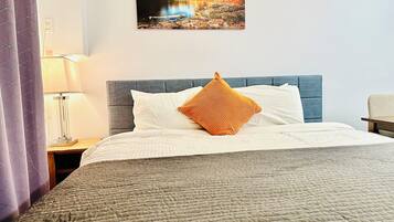 Luxury Studio | Premium bedding, memory foam beds, individually decorated