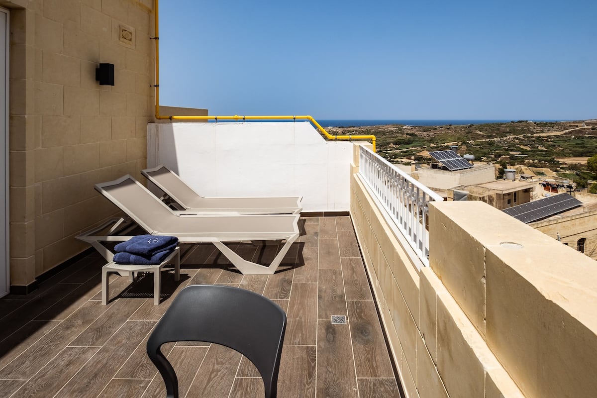 Suite studio (Penthouse Suite) | Vue du balcon