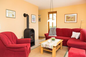 Fernseher, Kamin