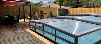 Proche Soulac/mer maison de 6 personnes avec piscine intérieure chauffée