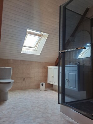 Douche, sèche-cheveux, papier toilette