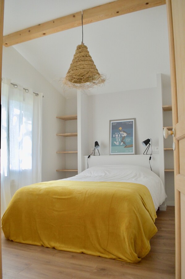 1 bedroom, iron/ironing board, travel crib, free WiFi