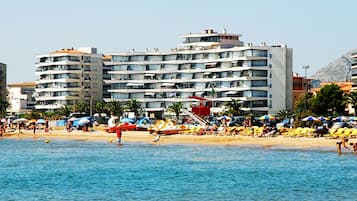 Vlak bij het strand