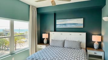 2 bedrooms, desk, iron/ironing board, travel crib