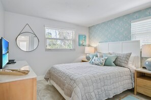 2 bedrooms, iron/ironing board, free WiFi, bed sheets