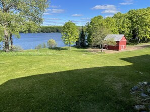 Property grounds - Lake Front Home close to Ski Brule and snowmobile trails. (Iron River)