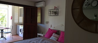 Apartment facing the sea and the beach of l'anse des rochers