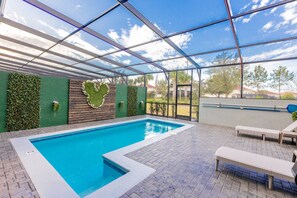 Una piscina climatizada