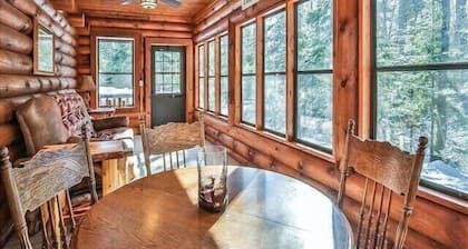 Log Cabin on Lake on 3 Acres of Total Seclusion