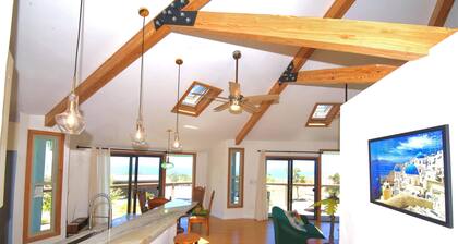 great ocean view with sunset in dry side of Waimea