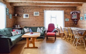 TV, fireplace - Pet friendly home in Evanger (Evanger)