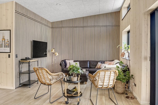 TV connectée, cheminée