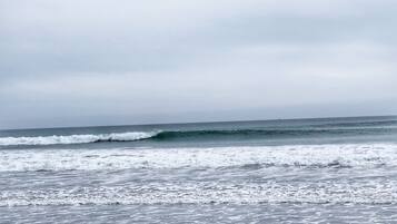 Nära stranden och strandhanddukar