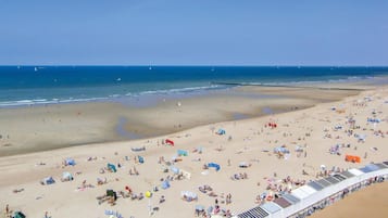 Vlak bij het strand