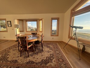 Dining - White water views, location, comfort. (Whitethorn)