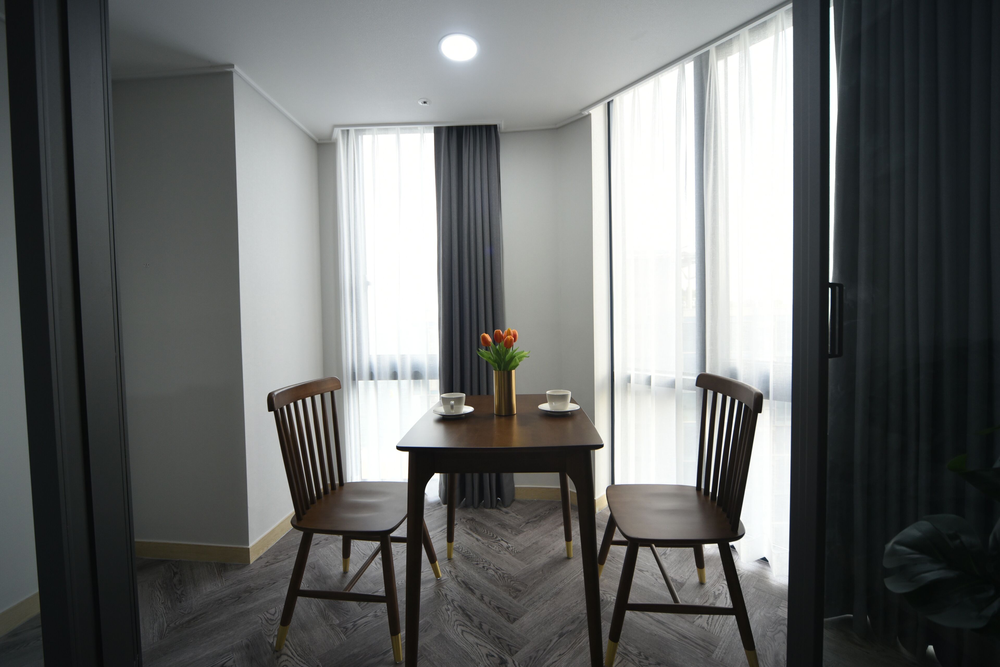 superior twin room (pool access for 2) | desk, blackout curtains, iron/ironing board, free wifi